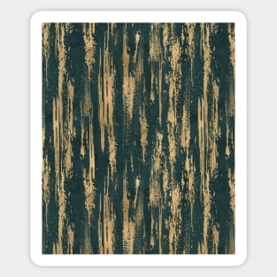 Copper lines green gold Sticker